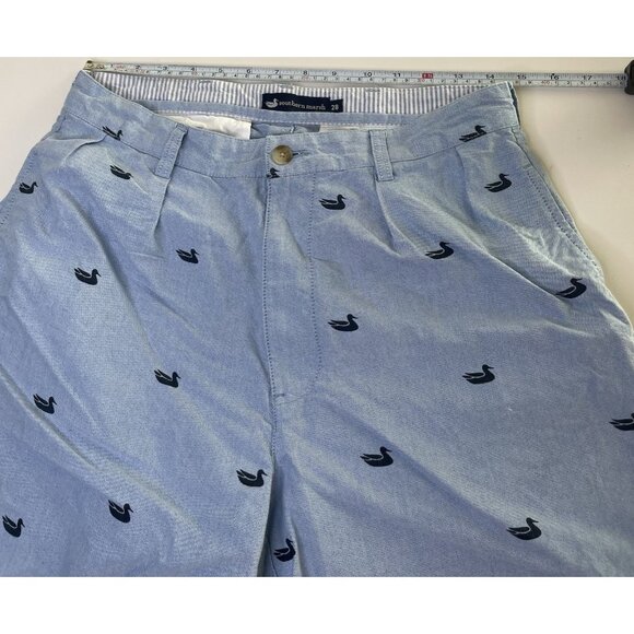 Southern Marsh Mens Shorts 28 S Chino All Over Print Duck 7” Blue - Picture 8 of 8